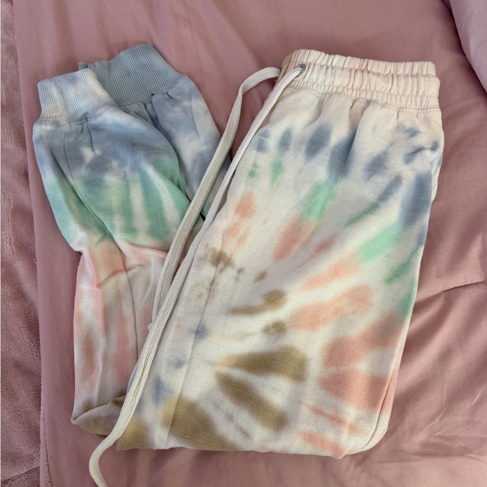 Tie dye jogger sweats